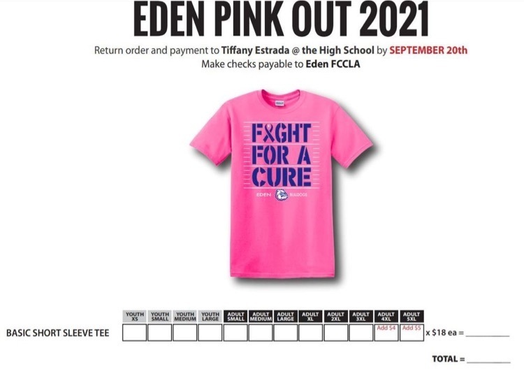 PINK OUT Orders